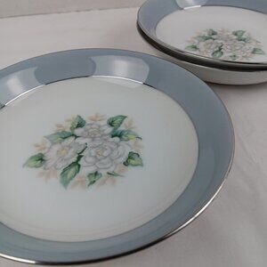 3 Harmony House Sheraton 3250 Fruit Bowl 5in Blue Grey Floral Fine China Sears